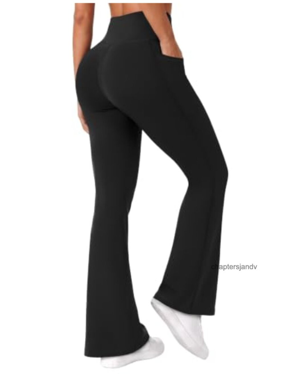 High Waisted Seamless Bootcut Flare Yoga Pants with Pockets